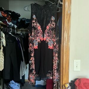 Lightweight, flowy mini dress, size size, Free People, ONLY WORN ONCE.